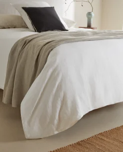 (160 Gsm) Washed Linen Duvet Cover