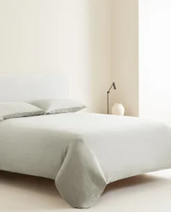 (140 Gsm) Washed Linen Duvet Cover