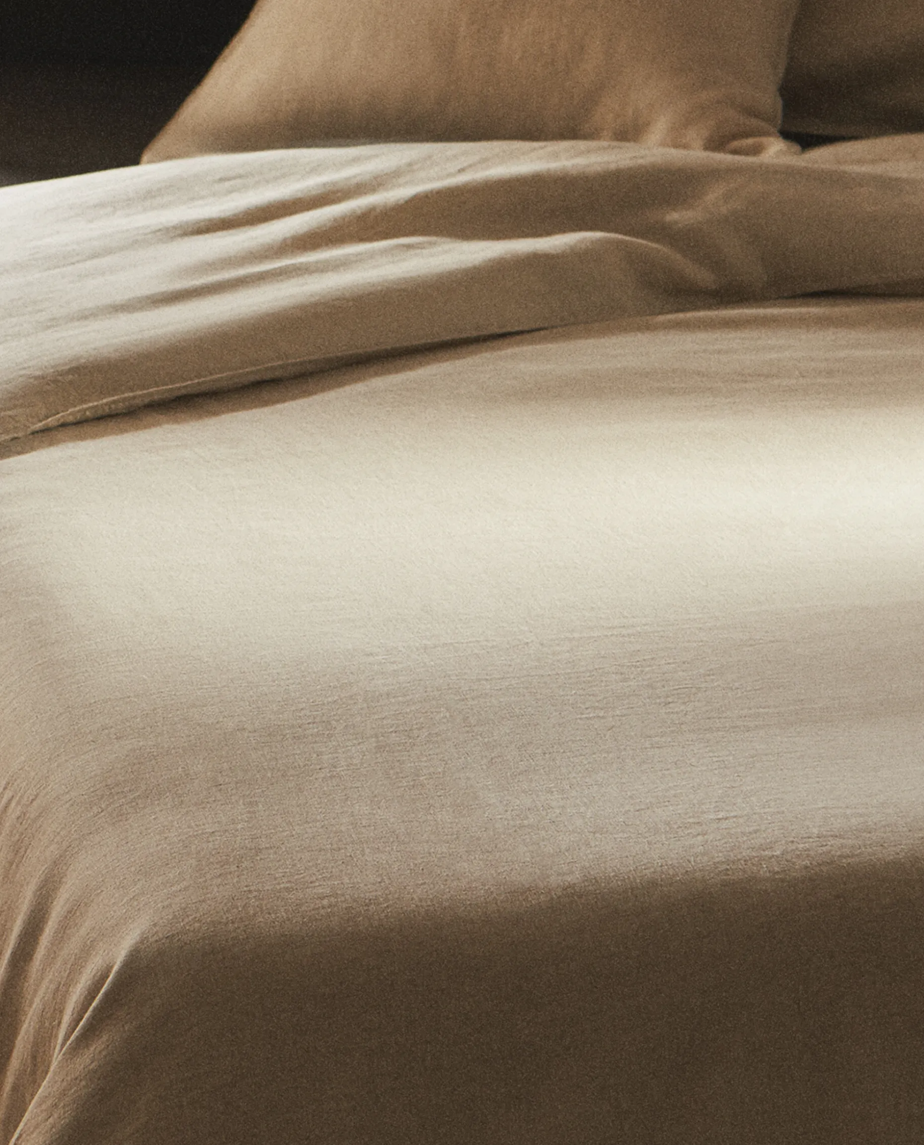 (160 Gsm) Washed Linen Duvet Cover