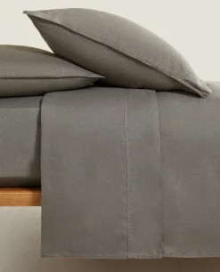 (140 Gsm) Washed Linen Duvet Cover