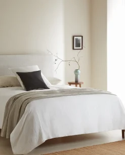 (160 Gsm) Washed Linen Fitted Sheet