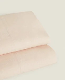 (140 Gsm) Washed Linen Flat Sheet