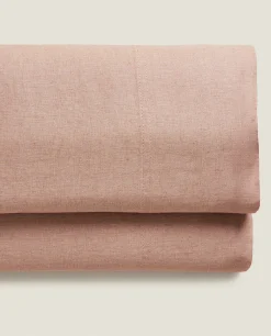 (140 Gsm) Washed Linen Flat Sheet