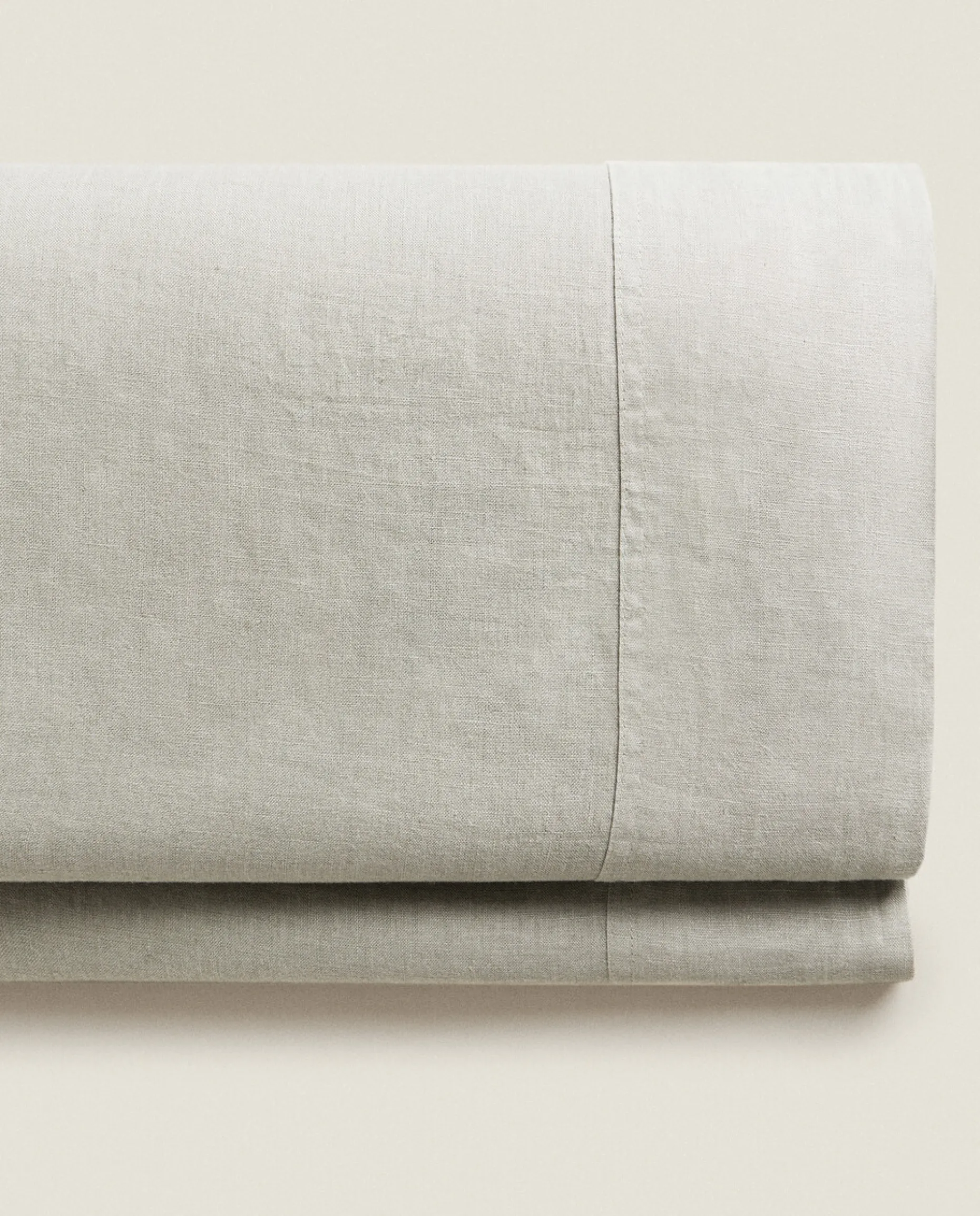 (140 Gsm) Washed Linen Flat Sheet
