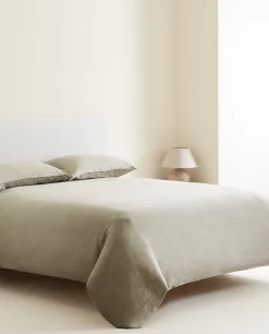 (140 Gsm) Washed Linen Flat Sheet