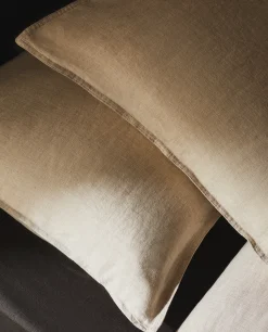 (160 Gsm) Washed Linen Pillowcase