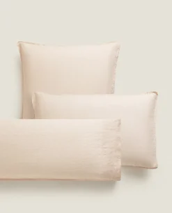 (140 Gsm) Washed Linen Pillowcase