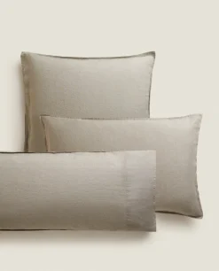 (140 Gsm) Washed Linen Pillowcase