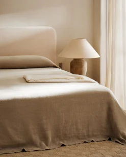 100% Linen Bedspread (320 Gsm)