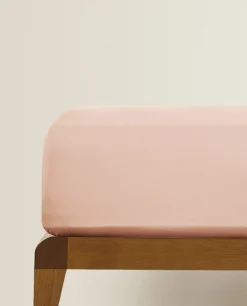 (180 Thread Count) Cotton Percale Fitted Sheet