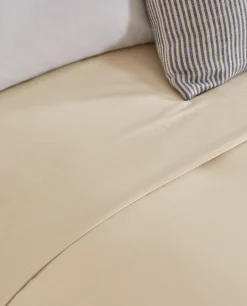(180 Thread Count) Cotton Percale Fitted Sheet