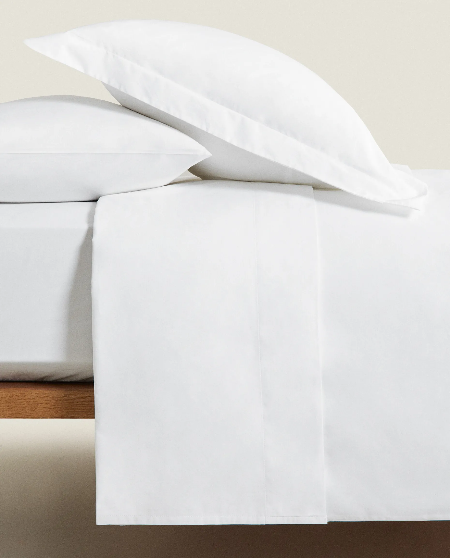 (180 Thread Count) Cotton Percale Fitted Sheet