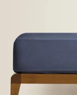 (300 Thread Count) Cotton Percale Fitted Sheet