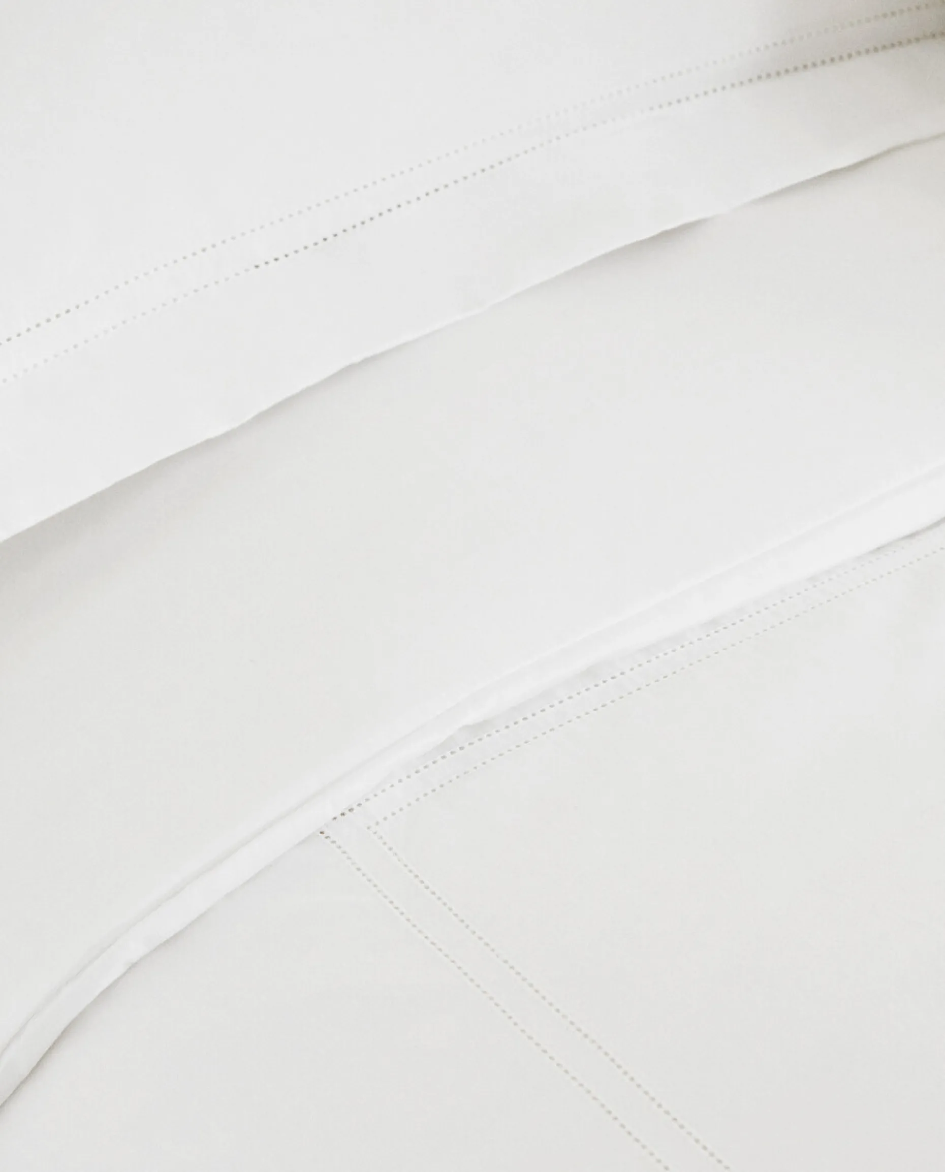 (500 Thread Count) Sateen Duvet Cover With Double Hemstitching