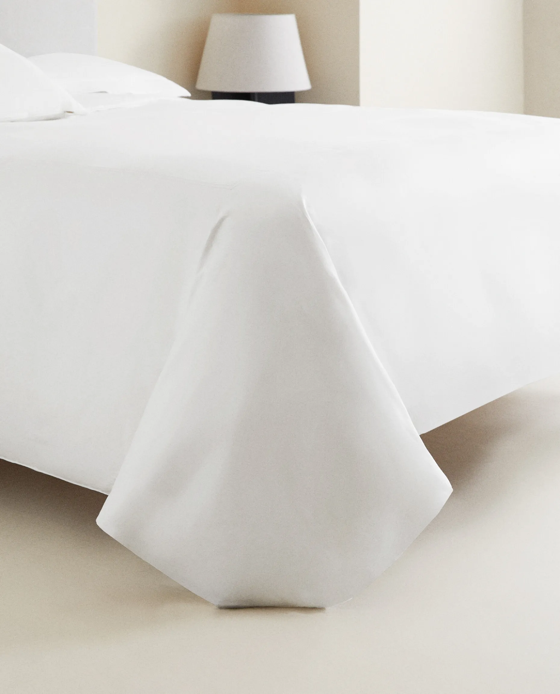(500 Thread Count) Sateen Duvet Cover With Double Hemstitching