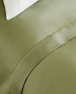 (300 Thread Count) Sateen Fitted Sheet