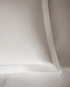 (500 Thread Count) Sateen Pillowcase With Double Hemstitching