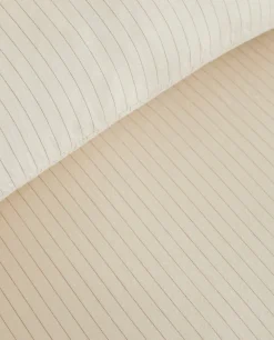 (300 Thread Count) Striped Washed Sateen Duvet Cover