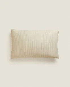 (300 Thread Count) Striped Washed Sateen Pillowcase