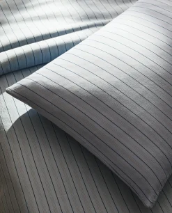 (300 Thread Count) Striped Washed Sateen Pillowcase