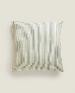 (300 Thread Count) Striped Washed Sateen Pillowcase