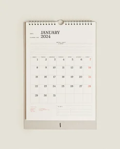 2024 Wall Calendar