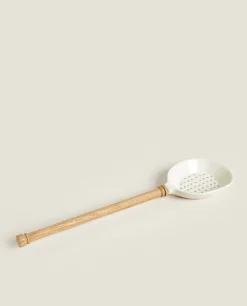 Acacia Slotted Spoon