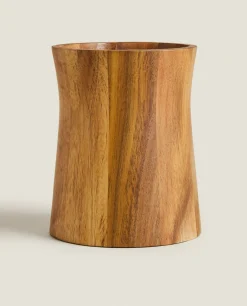 Acacia Utensil Holder