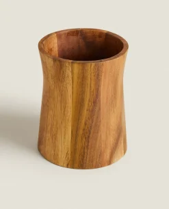 Acacia Utensil Holder