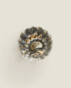 Acrylic Flower Door Knob (Pack Of 2)