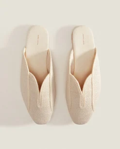 Babouche Slippers With Detailing