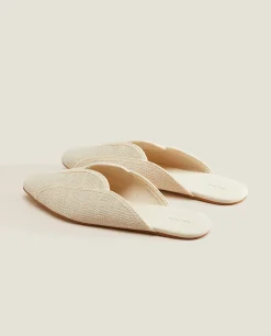 Babouche Slippers With Detailing