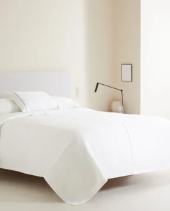 Bedspread With Backstitching