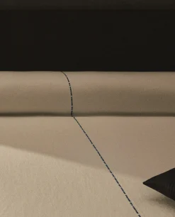 Bedspread With Backstitching