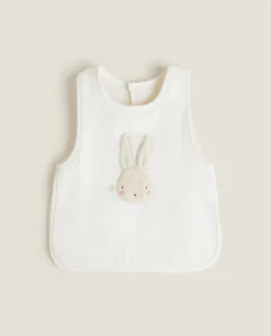 Bib With Bunny Applique