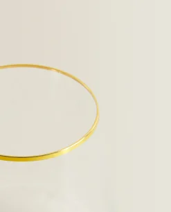 Bohemia Crystal Gold-Rimmed Tumbler