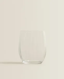 Bohemia Crystal Tumbler With Lines
