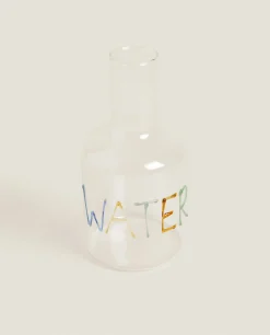 Borosilicate Glass Bottle With Letters