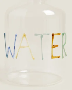 Borosilicate Glass Bottle With Letters