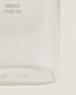 Borosilicate Glass Slogan Tumbler