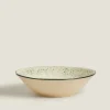 Bowl With Raised Floral Design For Christmas