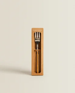 Box 4 Brunch Forks With Wood Pattern Handle