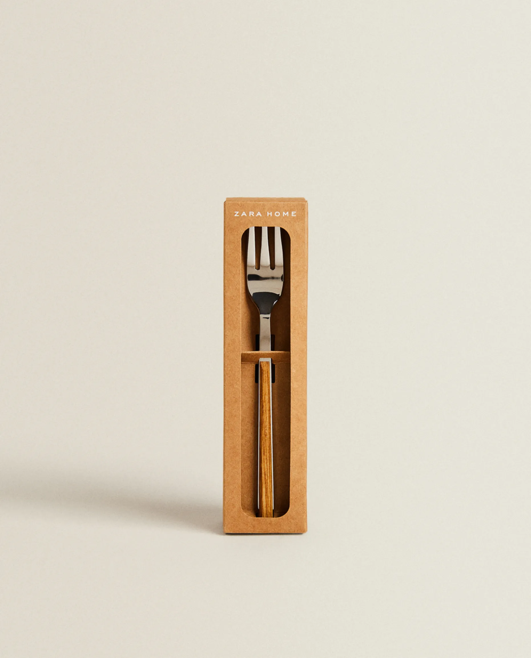 Box 4 Brunch Forks With Wood Pattern Handle