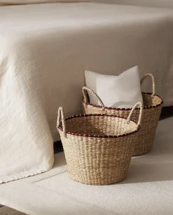 Braided Basket With Handles