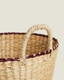 Braided Basket With Handles