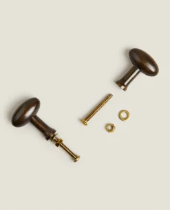 Brass Door Knob (Pack Of 2)