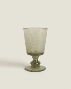 Bubble-Effect Wine Glass
