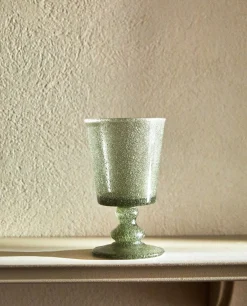 Bubble-Effect Wine Glass