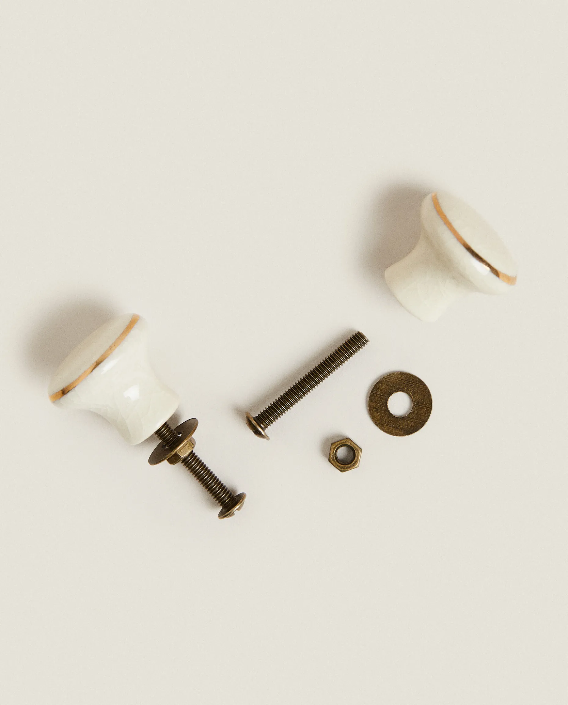 Ceramic Door Knob (Pack Of 2)