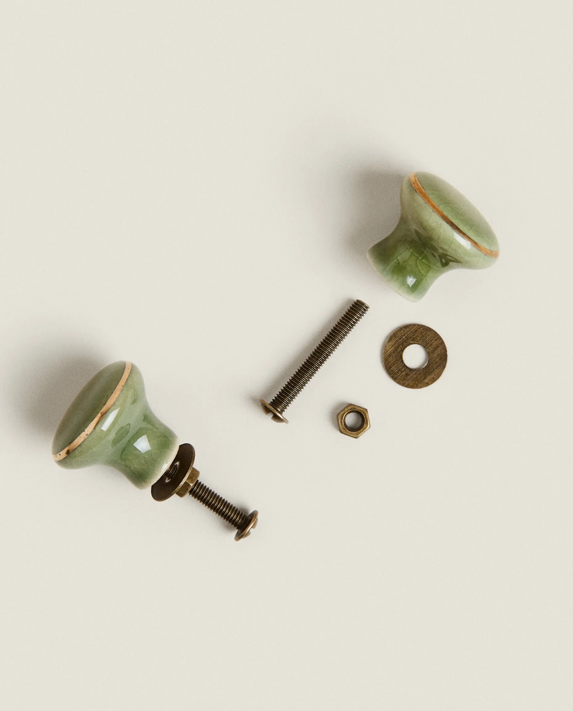 Ceramic Door Knob (Pack Of 2)